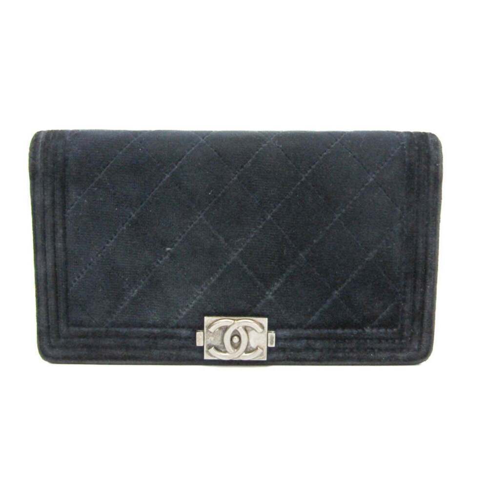 CHANEL Blue Wallet